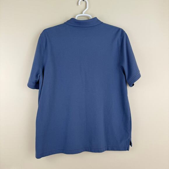 L.L. Bean Polo Shirt Men's XL Regular Blue 100% Cotton Traditional Fit - Picture 2 of 6